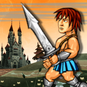 couverture jeux-video Château Gardiens - guerrier légendaire contre empire barbare.