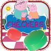 couverture jeu vidéo Checkers Boards Puzzle Pro - “ Peppa Pig Games with Friends Edition ”