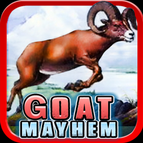 couverture jeu vidéo chèvre chaos (saccage fou jeu de simulation)