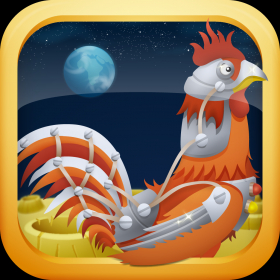 couverture jeu vidéo Chicken Robot Wars in Space - Star Invasion
