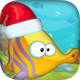 couverture jeu vidéo Christmas Fish Frenzy Mania - Splashy Holiday Challenge
