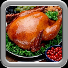couverture jeu vidéo Christmas Food Cooking: Delicious Bake Turkey - Awesome Realistic Cook Game For Girl And Boy