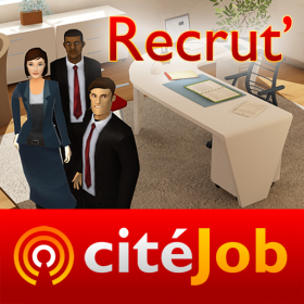 couverture jeu vidéo citéJob - Recrut'