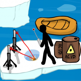 couverture jeu vidéo Click Death Arctic - Stickman Edition