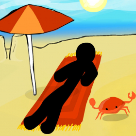 couverture jeu vidéo Click Death Beach - Stickman Edition