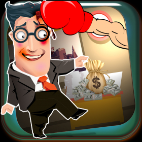 couverture jeu vidéo Cognez l'Huissier – Simulateur de Coups au Visage