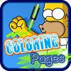 couverture jeu vidéo Coloring Books for Kids The Simpsons Version