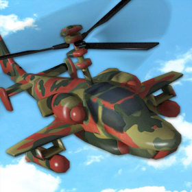 couverture jeu vidéo Combat de Hélicoptère Gunship Simulateur de Vol Jeu 3D