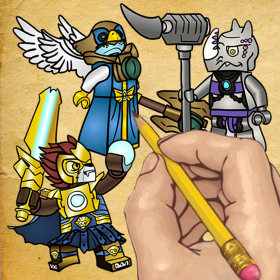 couverture jeu vidéo Comment dessiner: Version for Lego Chima