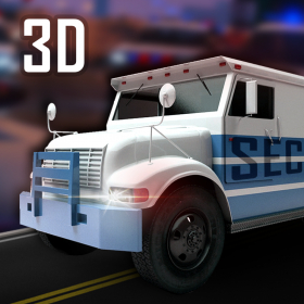 couverture jeu vidéo Conduire le camion blindé de l&#039;argent dans Gangster Ville