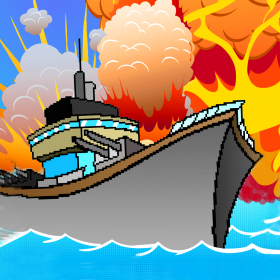 couverture jeu vidéo Conquérir la mer: Ultime guerre de bloc contre la marine pixel empire