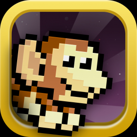 couverture jeu vidéo Cosmy Chimp - The flappy story of a monkey bird
