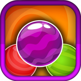 couverture jeu vidéo Couleurs Bouncy Bubbles - Appuyez pour faire tourner la balle PRO