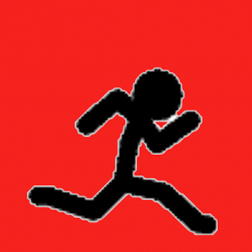 couverture jeu vidéo courageux stickman - sauter et courir sous la pluie gratuit
