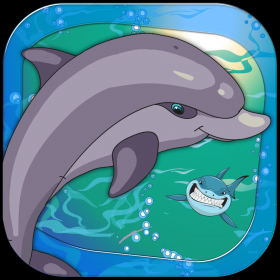 couverture jeux-video Course addictive et sauvage de dauphins – La folie de fuite des requins LX
