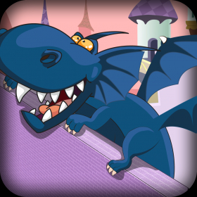couverture jeu vidéo Course folle de dragons ailés anciens –Défi d’escalade de châteaux payé