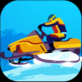 couverture jeu vidéo course Fou de vitesse neige - Course de dragster autoroute neigeuse