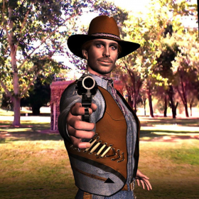 couverture jeu vidéo Cowboy Town Legend