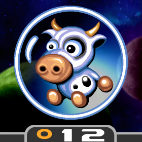 couverture jeu vidéo Cows In Space