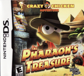 couverture jeu vidéo Crazy Chicken : Pharaoh&#039;s Treasure