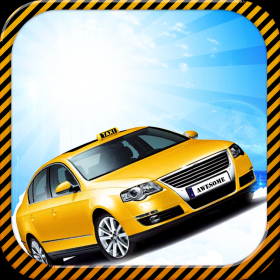 couverture jeu vidéo Crazy Racing Taxi - Yellow Cab Turmoil Drive Road Rage
