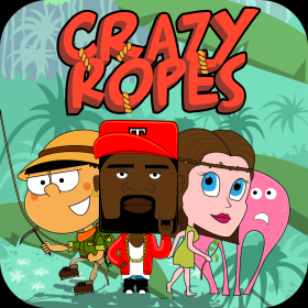couverture jeu vidéo Crazy Ropes: The Ninja Escape - doodle heroes adventure game for FREE