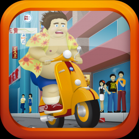 couverture jeu vidéo Crazy Scooter Rush - Turbo Moto Racing Mania