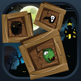 couverture jeu vidéo Creepy caisses Halloween Stack It!  -  Creepy Crates Halloween Stack It!