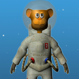 couverture jeu vidéo Crossy Space Monkey