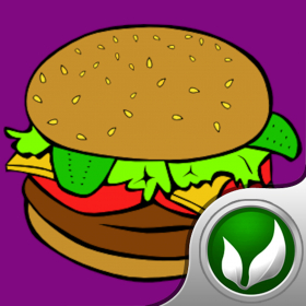 couverture jeu vidéo cuire la bonne nourriture - manger un hamburger gratuit