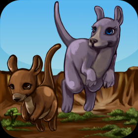couverture jeu vidéo Cute Kangaroo Jump FREE