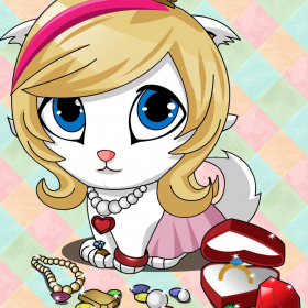 couverture jeux-video Cute Kitty Makeover - Bath,Hair,Dress up