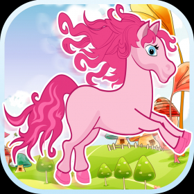 couverture jeu vidéo Cute Little Pony Racer LX - A Magical Horse Adventure