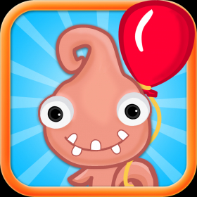 couverture jeu vidéo Cute Monsters Mania Dash - Tiny Balloon Heroes (Top Best Free Kids Games)