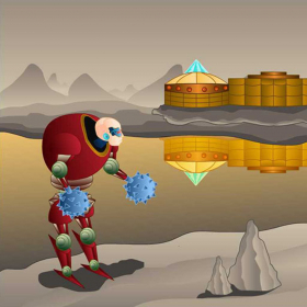 couverture jeu vidéo Cyborg Defense