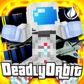 couverture jeu vidéo Deadly Orbit - Space Station Survival Hunting Mini Block Game in 3D Pixels