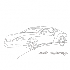 couverture jeu vidéo Death highways-Hard drift