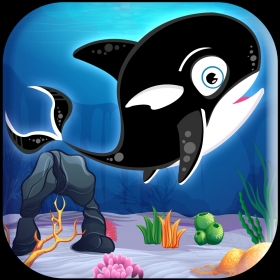 couverture jeu vidéo Défi Orca Ocean du sentier Tappy PRO- jeu sauvage orque extrême