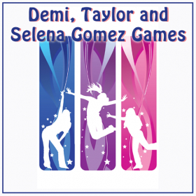 couverture jeu vidéo Demi, Taylor and Selena Gomez Games