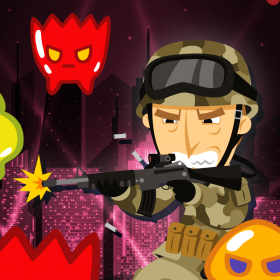 couverture jeu vidéo Dernière Soldier permanent Alien souffle - PRO - Waves fou Mutant OVNI Battle Arena TD jeu