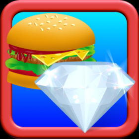 couverture jeu vidéo diamant et hamburgers classer - de recueillir des trésors gratuit