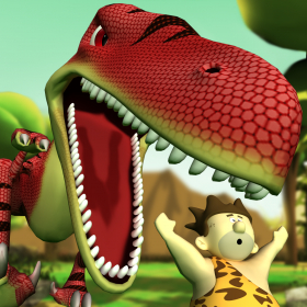 couverture jeu vidéo Dino Chomp - Jeu de Dinosaure