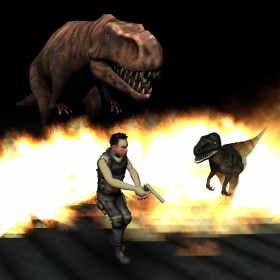couverture jeu vidéo Dino Outbreak 3D