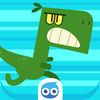 couverture jeu vidéo Dinos Jump - Dinosaur action game for kids