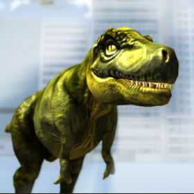 couverture jeu vidéo Dinosaur Rampage - Trex Free