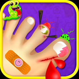 couverture jeu vidéo Docteur d'ongle d'orteil de pied et Spa