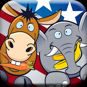 couverture jeu vidéo Donkeys and Elephants: Chow-Down