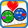 couverture jeu vidéo Doodle Ball Puzzle - Jump to Bump the Loving Balls and Avoid Them from Breaking