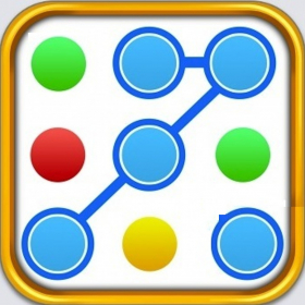 couverture jeu vidéo Dot Bridge Loop Join: Bind &amp; Attach Same Color Dots to Chain Graph , square &amp; polygon