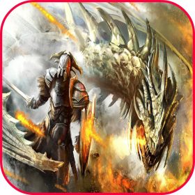 couverture jeu vidéo Dragon vs Knight Warrior